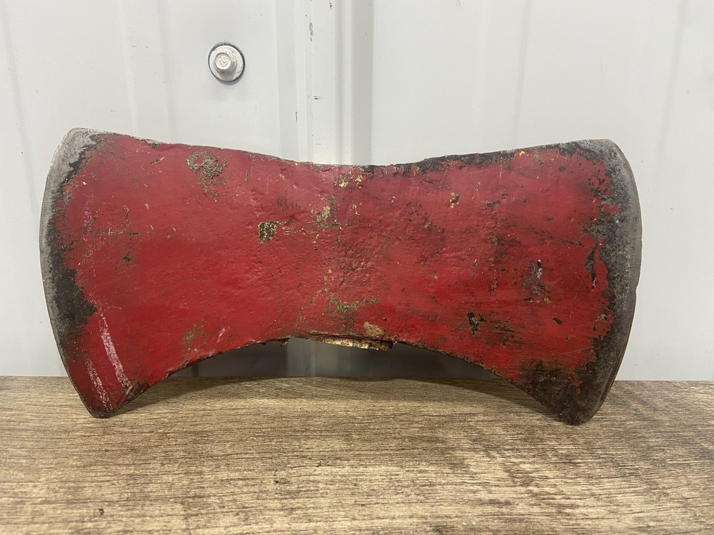 VINTAGE Double Bit Crown Pattern Axe Head 10'' 4.30lbs
