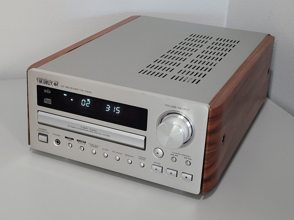 TEAC CD RECEIVER CR-H220 + Original Remote - ✅️ TESTED WORKING ✅️ / SEE DETAILS