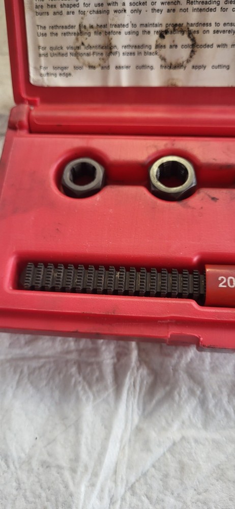 Matco Tools 5pc Rethreading Kit SRS25