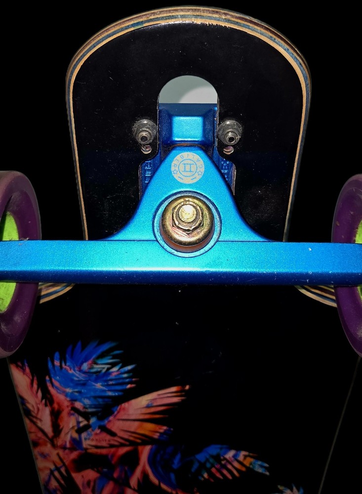 Sector 9 Longboard Drop Through Tropics 40"x9.75" Palm Trees Pattern