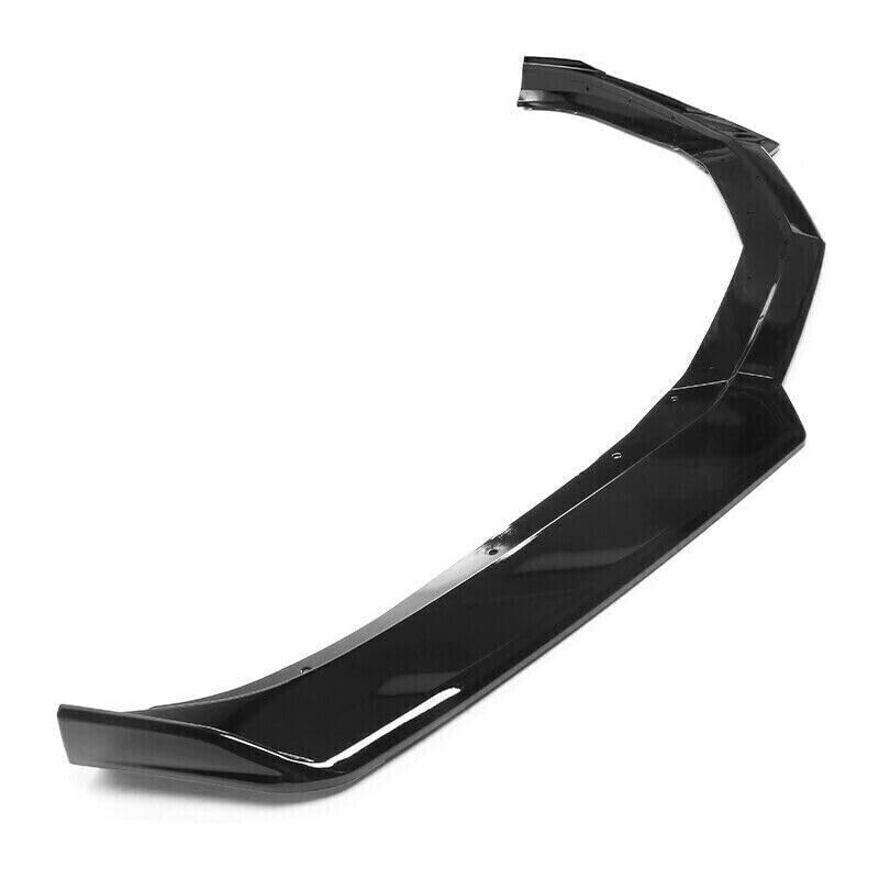 Front Bumper Lip Splitter Spoiler Compatible with 2016-2024 Chevy Gloss Black