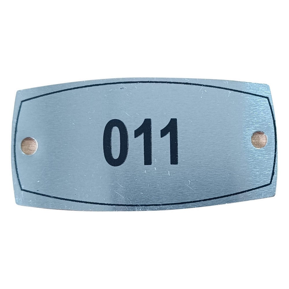 GRAINGER APPROVED  Number Plate,Numbers 11-25 804UN0