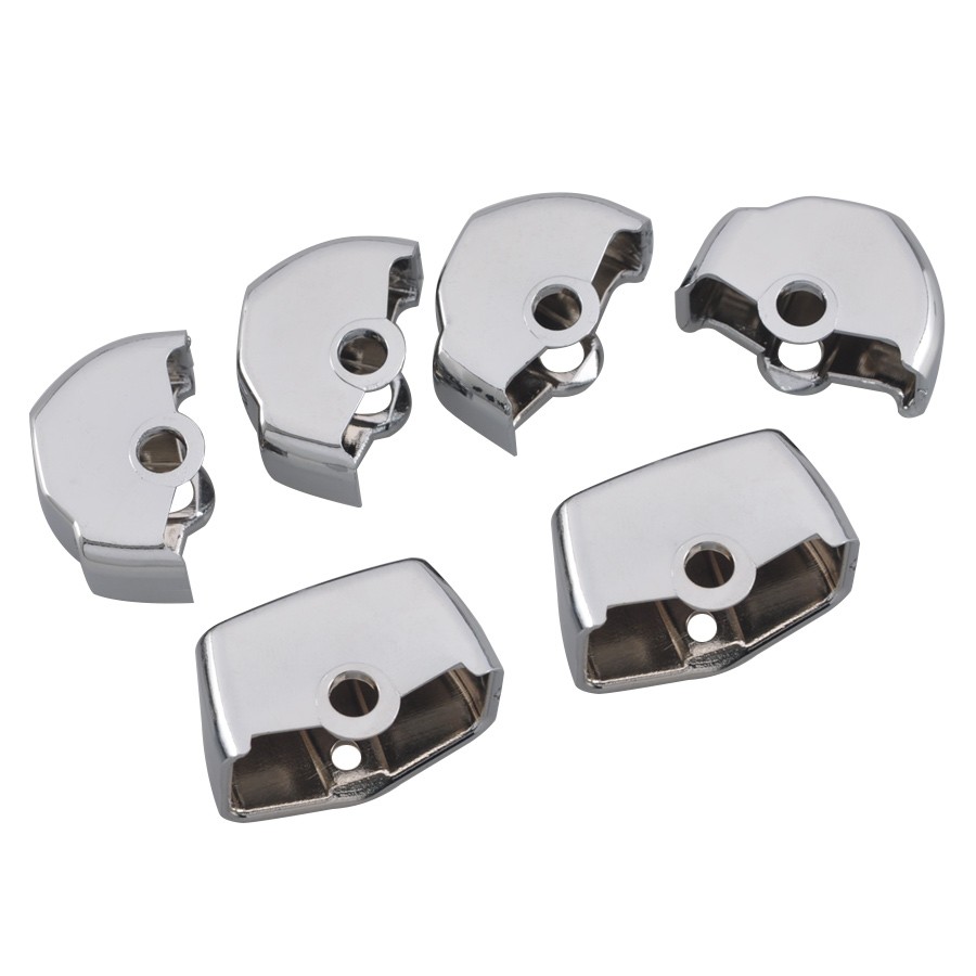 For Harley Softail Custom Deluxe 2011-2015 6pcs Hand Control Switch Caps Chrome