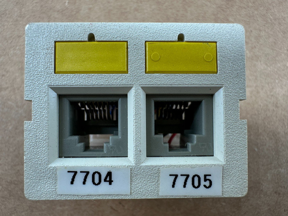 Siemon Dual Port Double CAT5E Coupler RJ45 Data Jack