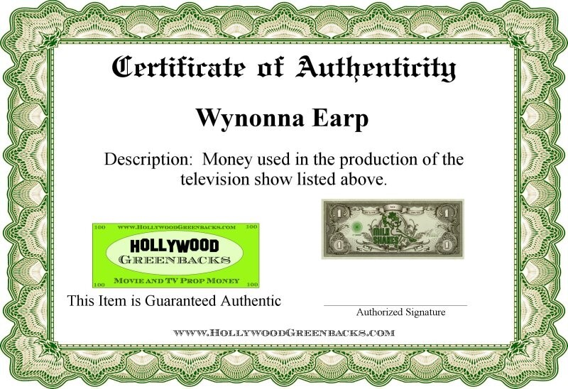 Wynonna Earp - Prop Bill