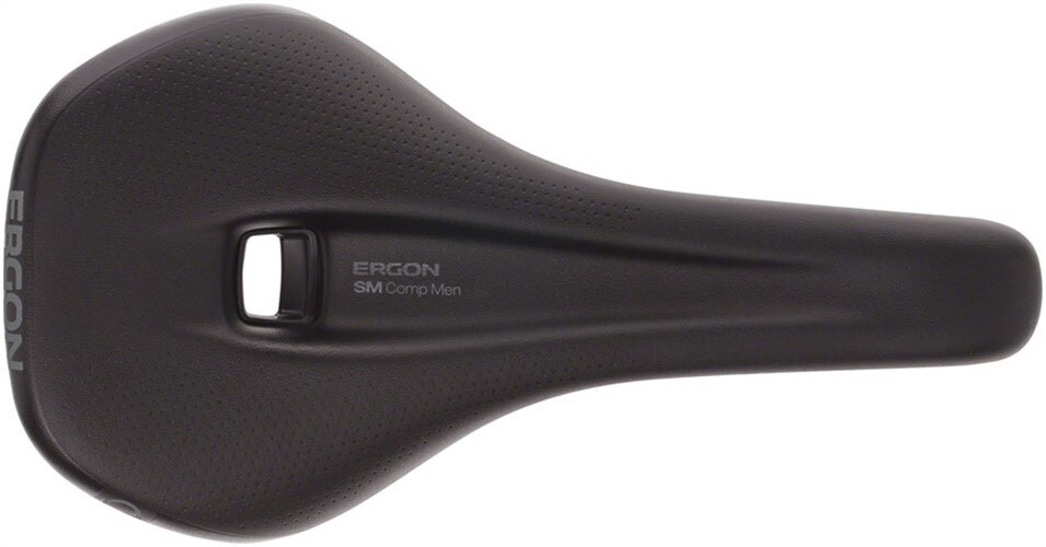 Ergon SM Comp Saddle - Steel, Stealth, Men's, Medium/Large