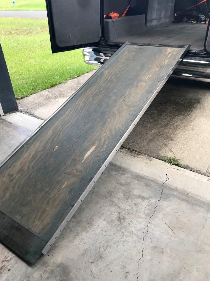 Truck loading ramps aluminum Side Rails