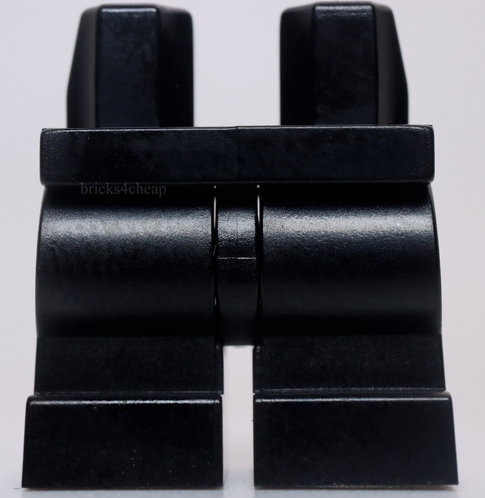 Lego Black Minifig Medium Legs Monochrome Plain