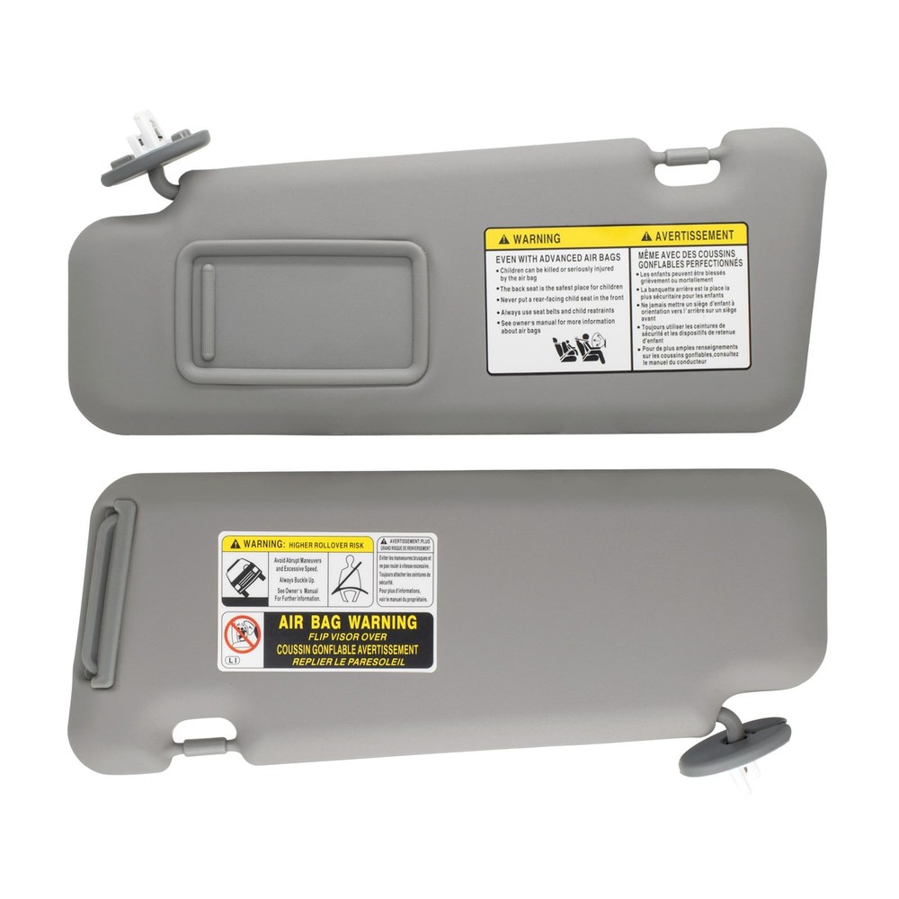 Driver Left Side Sun Visor Replacement Compatible with Gray(Left Driver)
