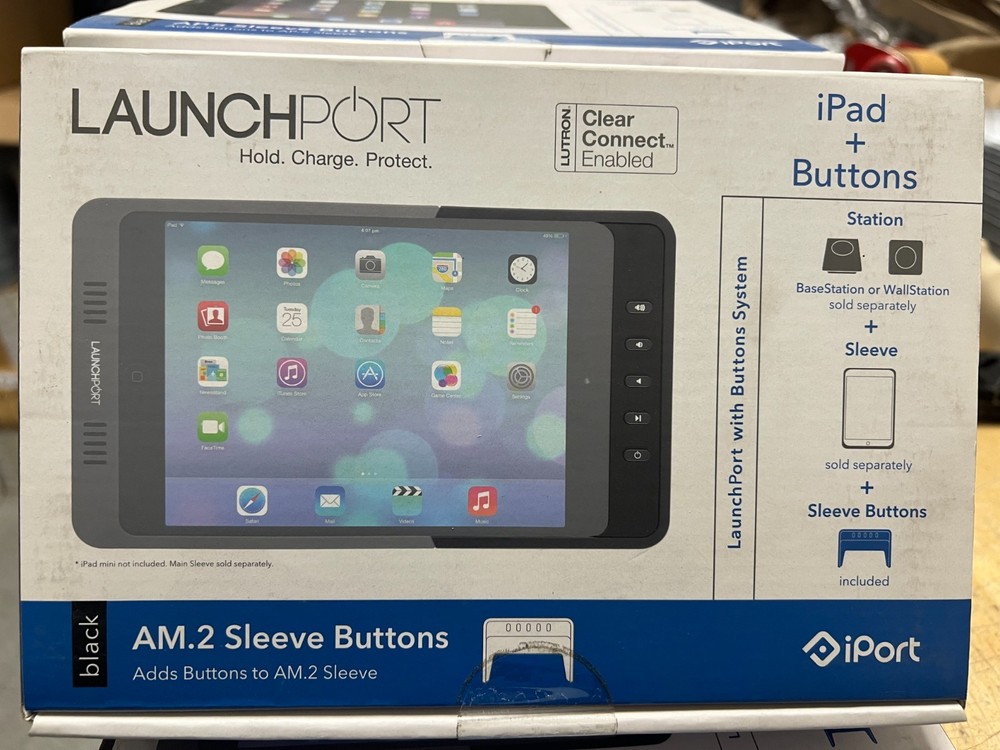 LaunchPort AM.2 Sleeve Buttons Only – Black