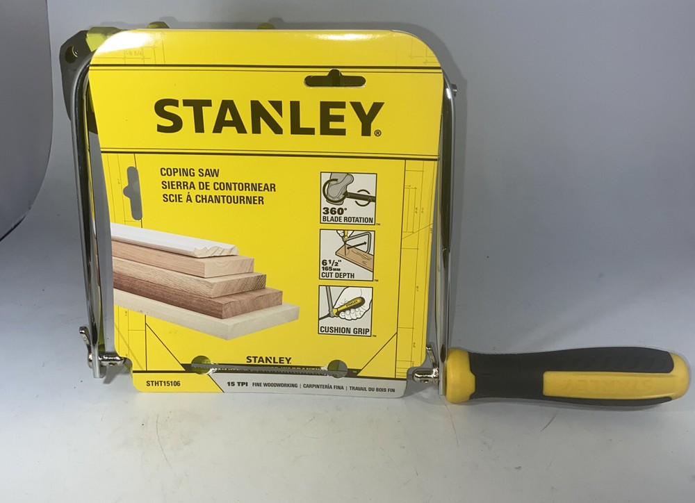 Stanley Fatmax 6-1/2" Cut Depth Coping Saw STHT15106