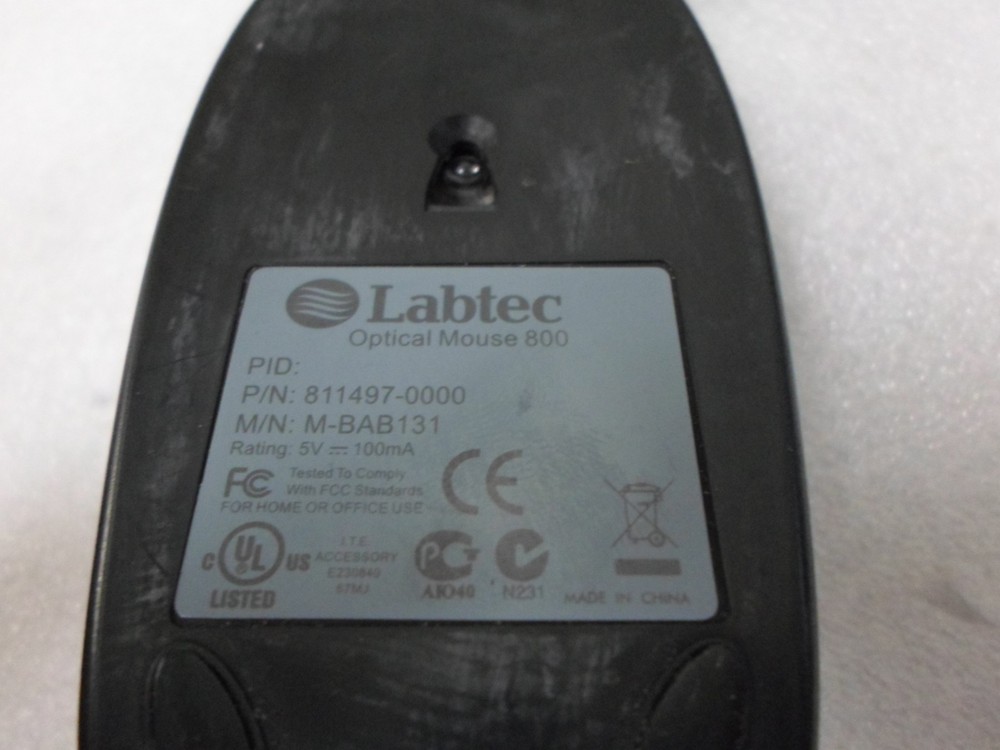 LABTEC M-BAB131 811497-0000 USB MOUSE