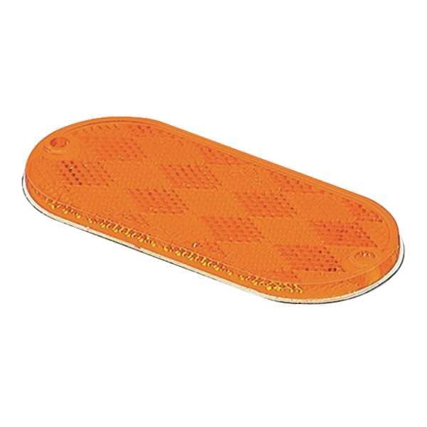 Grote 41033 Reflector, Stick-On, Yellow, Oval