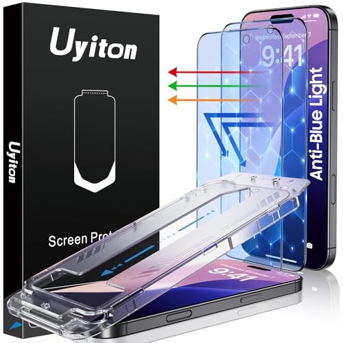 Compatible with Screen Protector (Anti-Blue Light) iPhone 16 Clear(Blue Light)