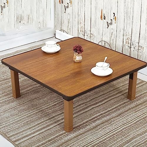 Japanese-Style Square Folding Tea Coffee Table, Low Table, Dining 60x60cm