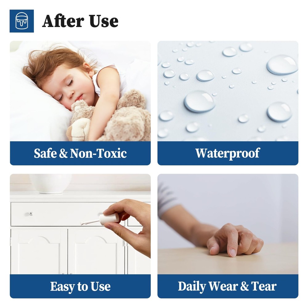 Touch Up Paint Kit For Universal White Multi Surface Scratch Repair Pro Paint