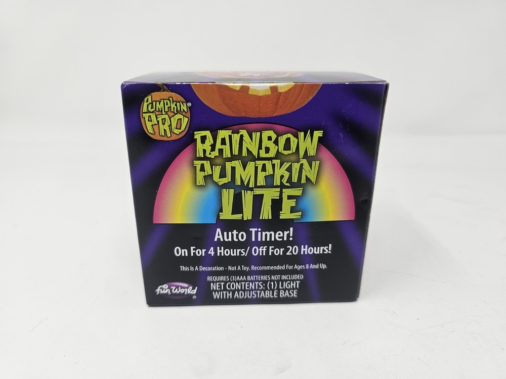 Fun World Pumpkin Pro Rainbow Pumpkin Lite Auto Timer NOS