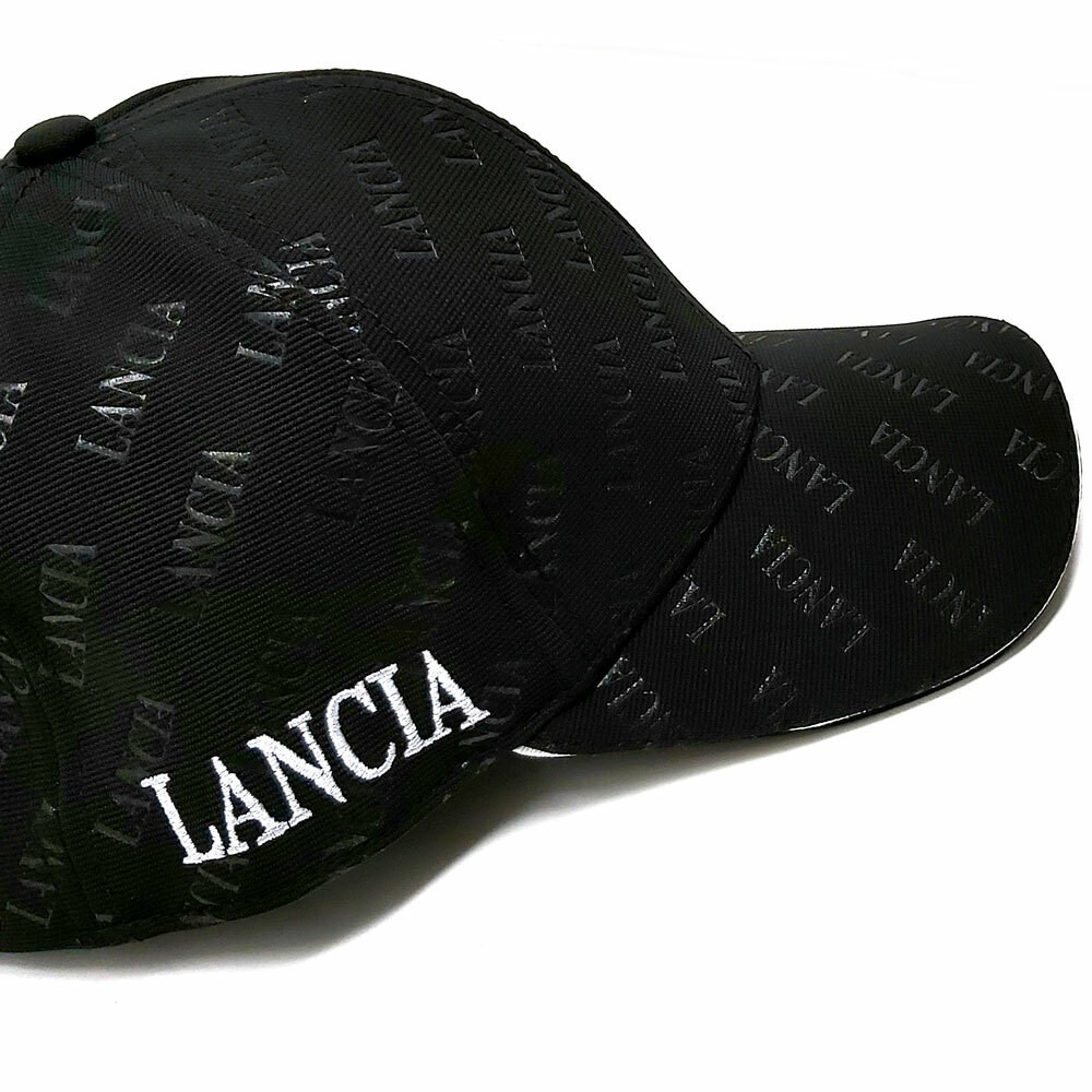 Lancia Hat Black Curved Visor