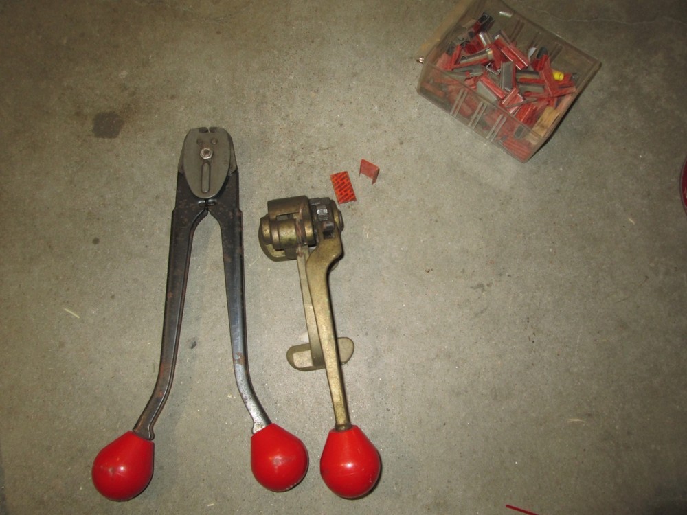 SIGNODE 5/8" - 3/4" steel strapping tools 2 sets