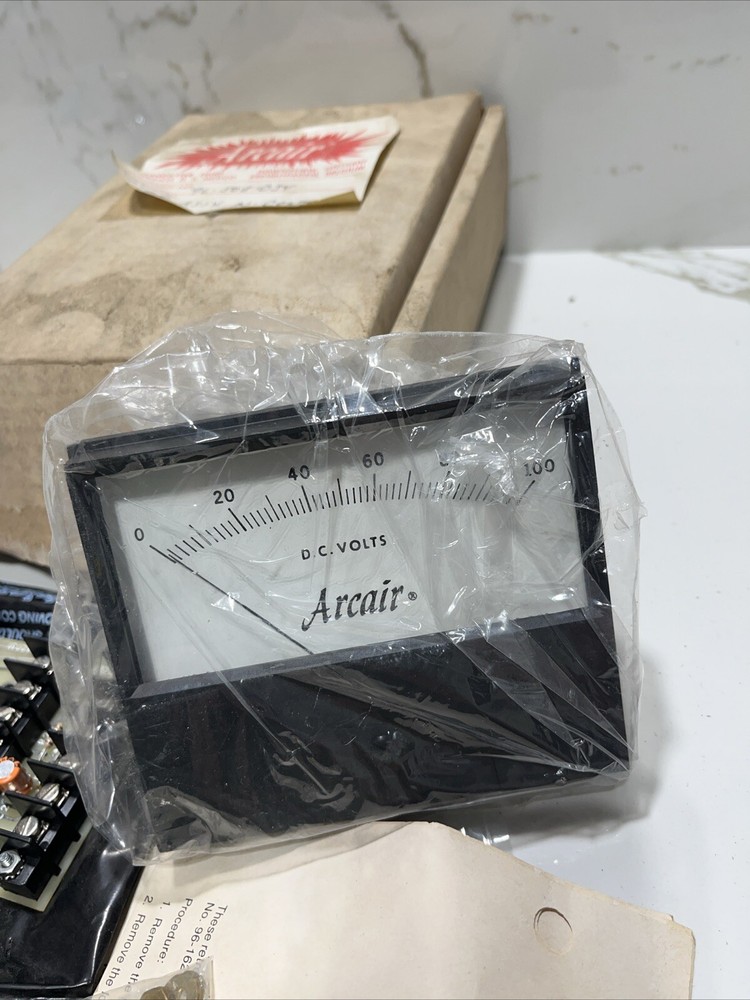 ARCAIR 96-508-034 METER ASSY. & CONTROL 0-100v DC