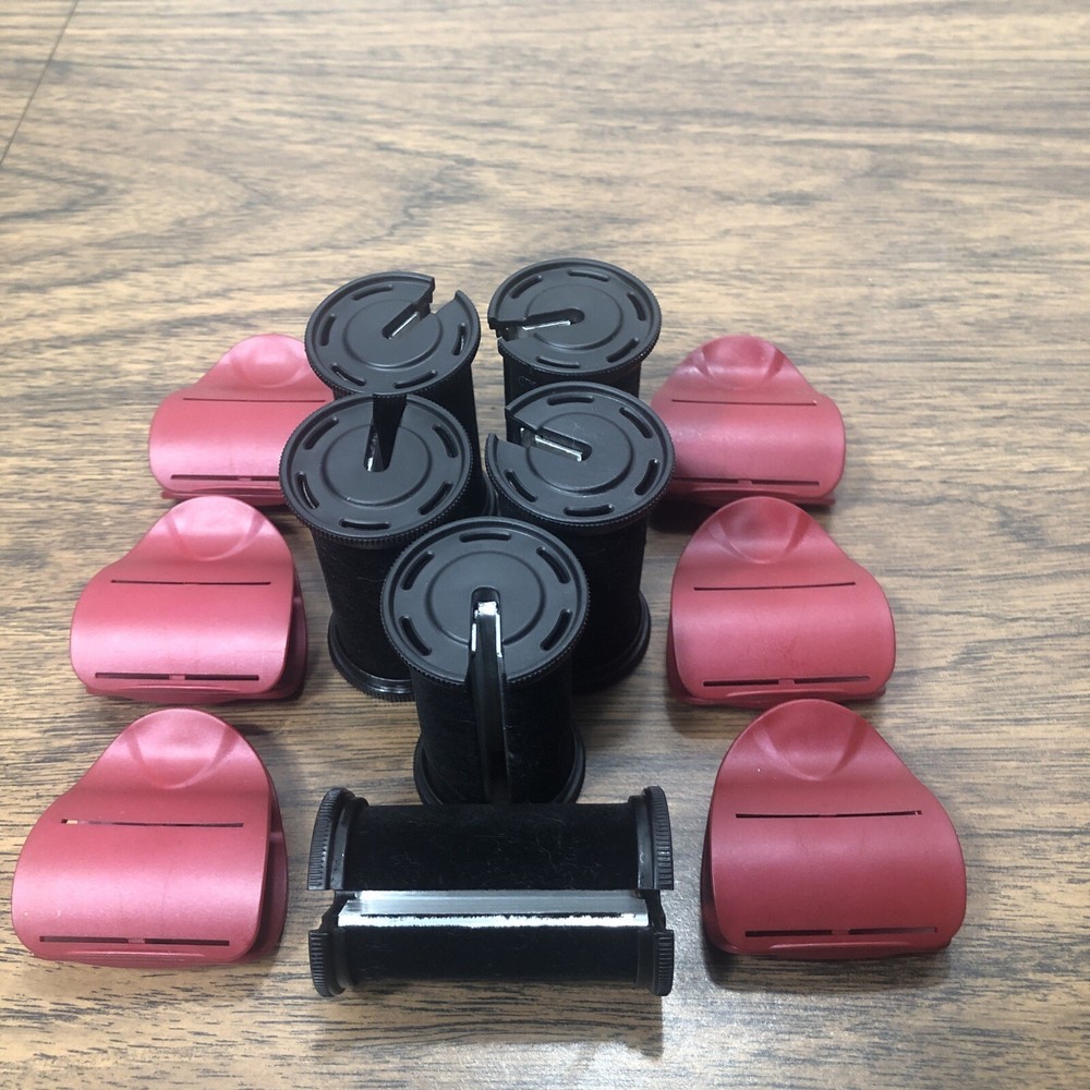 6 Replacement Silk Ceramic Hot Rollers & Clips for Remington H9096 Larger Size