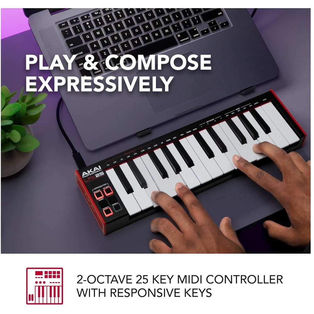 Portable Synth Key Controller for Music Production