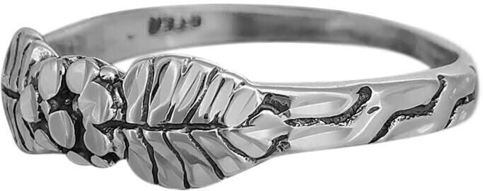 Size 6 Diamond Cut Small Flower Ring