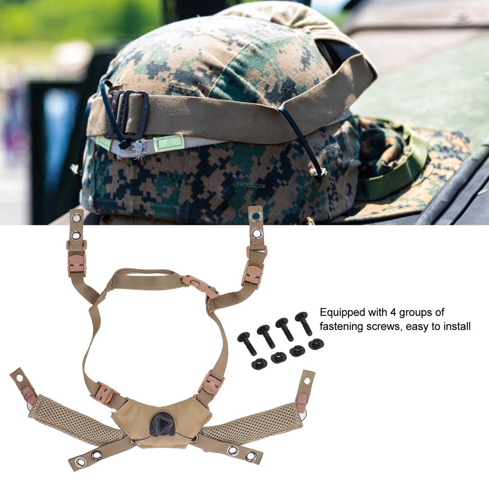 Adjustable Dial Suspension System Chin Strap For Fast Helmet Trending❀