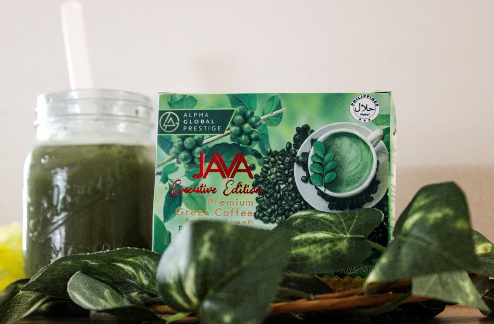 JAVA Premium Green Coffee with Moringa Executive Edition Strong Powder Drink Mix