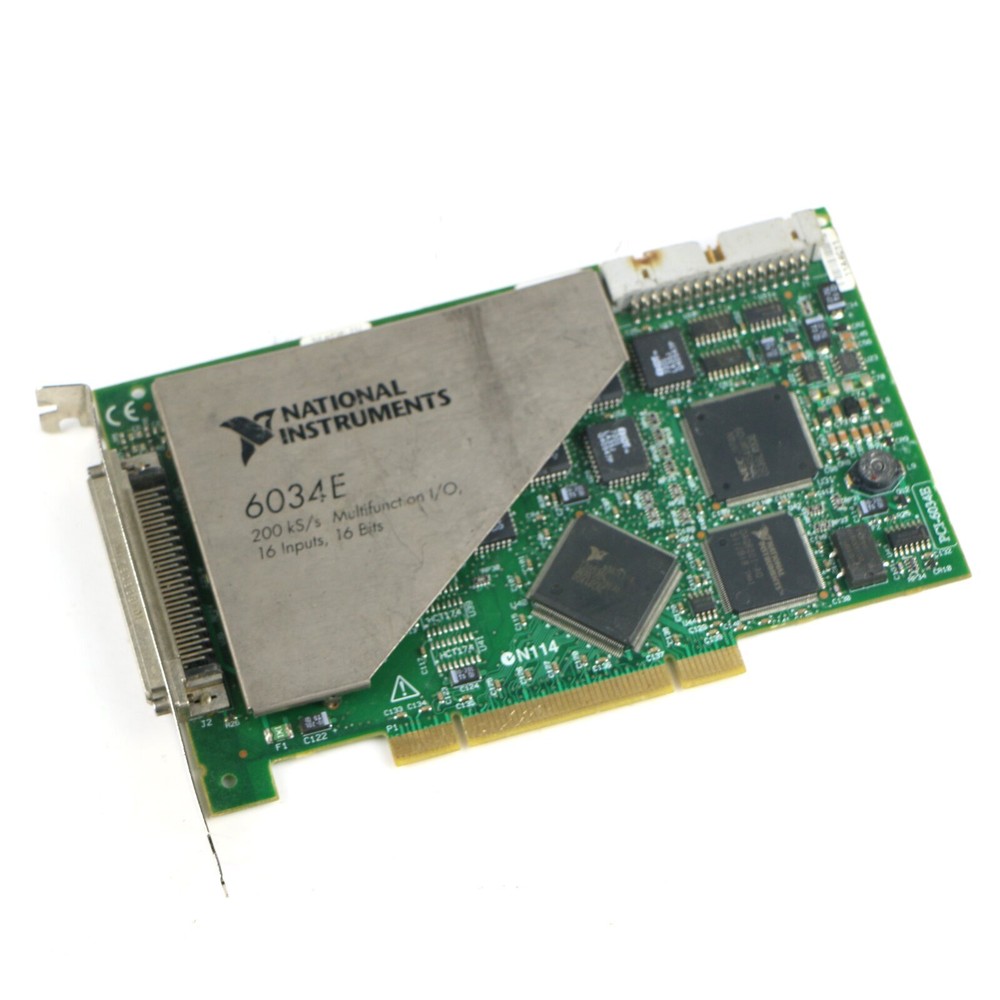 Used Tested NATIONAL INSTRUMENTS PCI-6034E DAQ Card 16 bit Analog Input