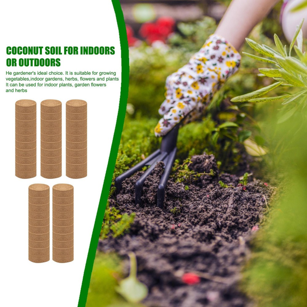 Coco Peat Brick Coir Compost Block Coconut Potting Fibre Compressed Soil
