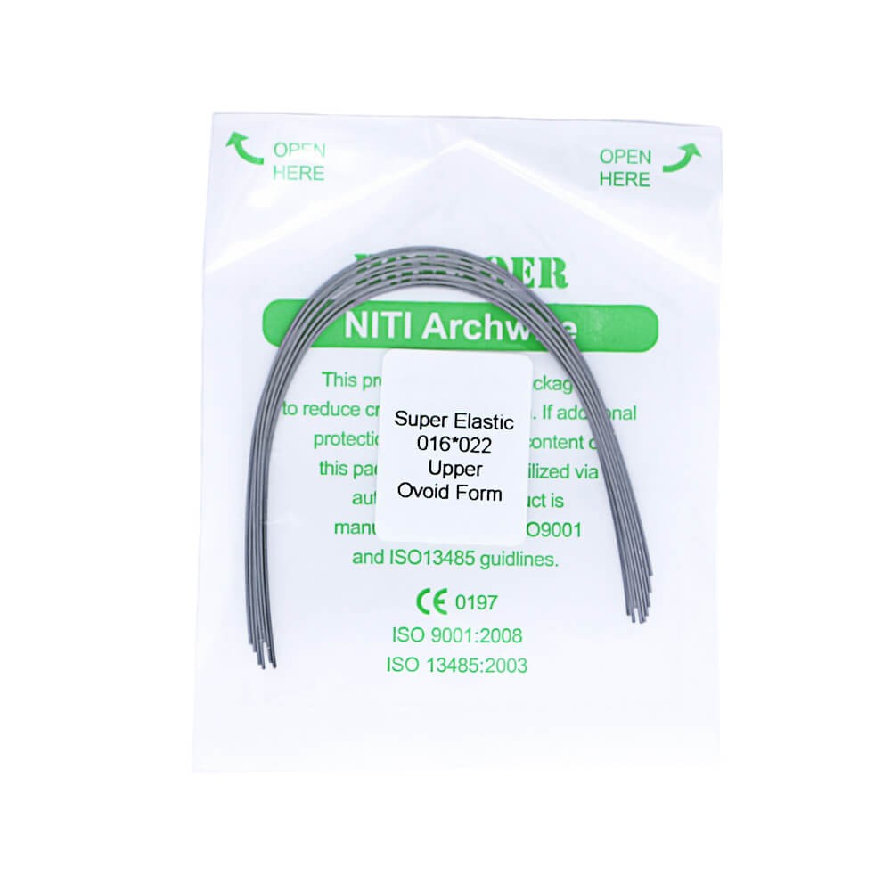 20×Dental Orthodontic Super Elastic Ni-Ti Arch Rectangular Wire Oval 16×22 Upper