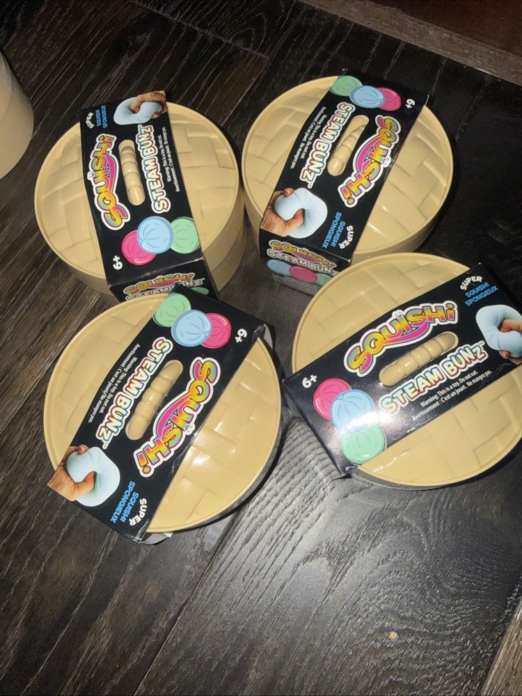 Squishi Steam Bunz Dumpling Pack [1 RANDOM Super Squishy Toy]