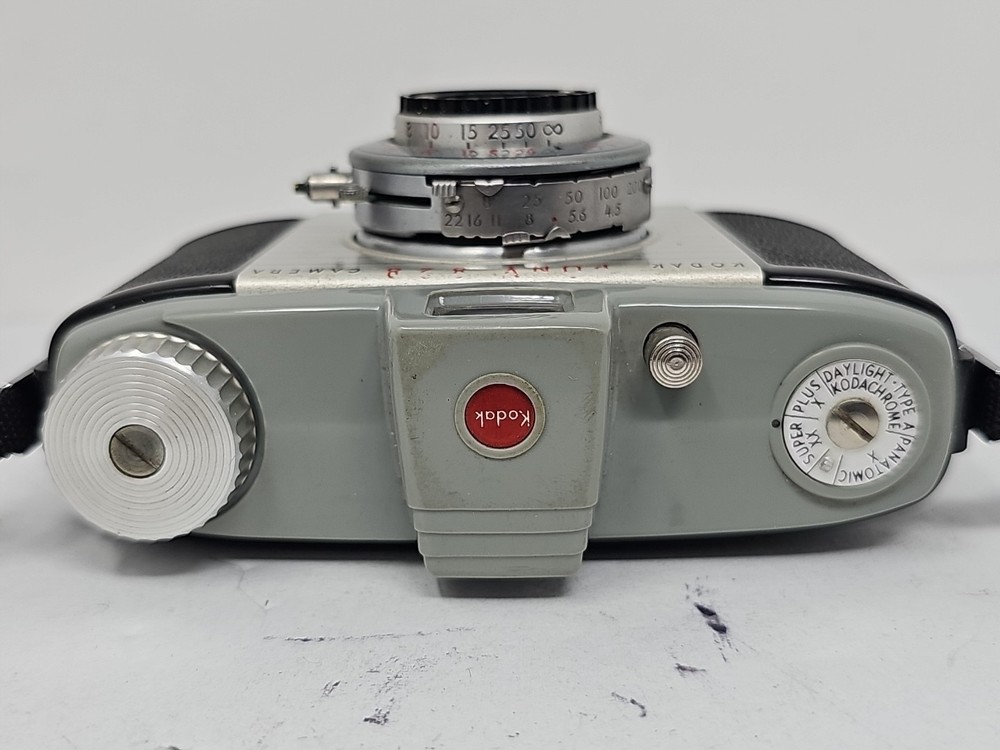 KODAK PONY 828 Camera in Leather Case, Vintage Camera Untested