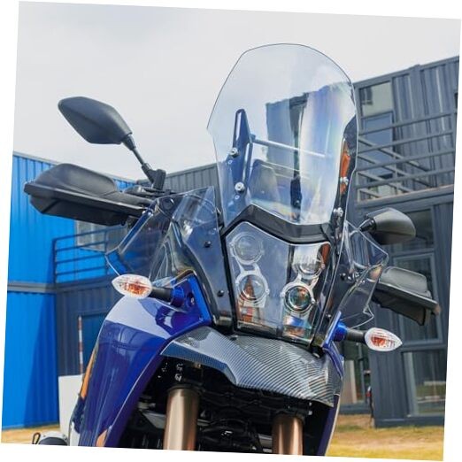 Motorcycle Front Windshield Windscreen Compatible with Yamaha Light Smoke