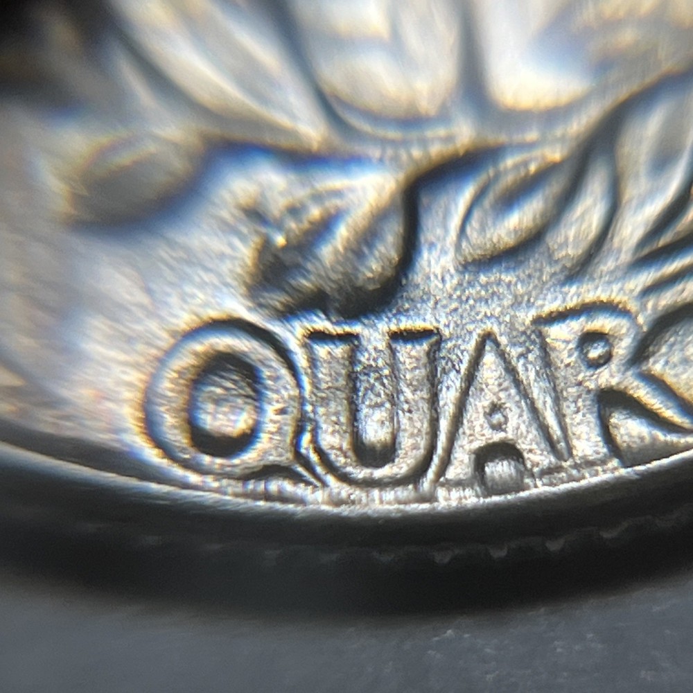 1956 Washington Silver Quarter Errors DDR Toning Uncirculated