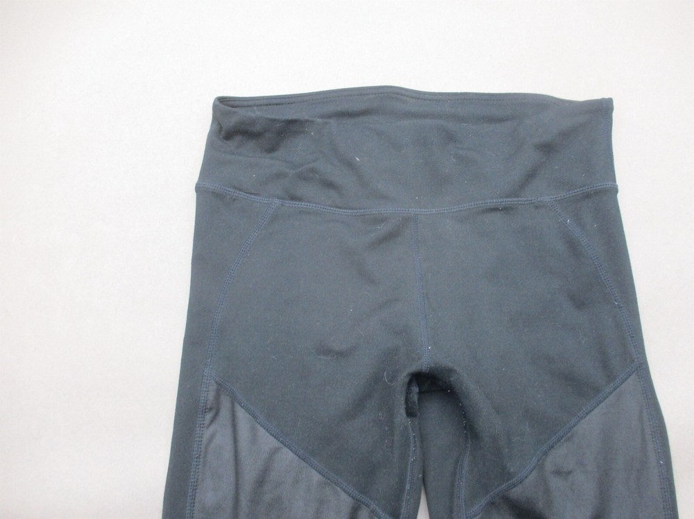 Fabletics Size S Womens BLK Patch Stretch Pull On Athletic Cropped Leggings 871