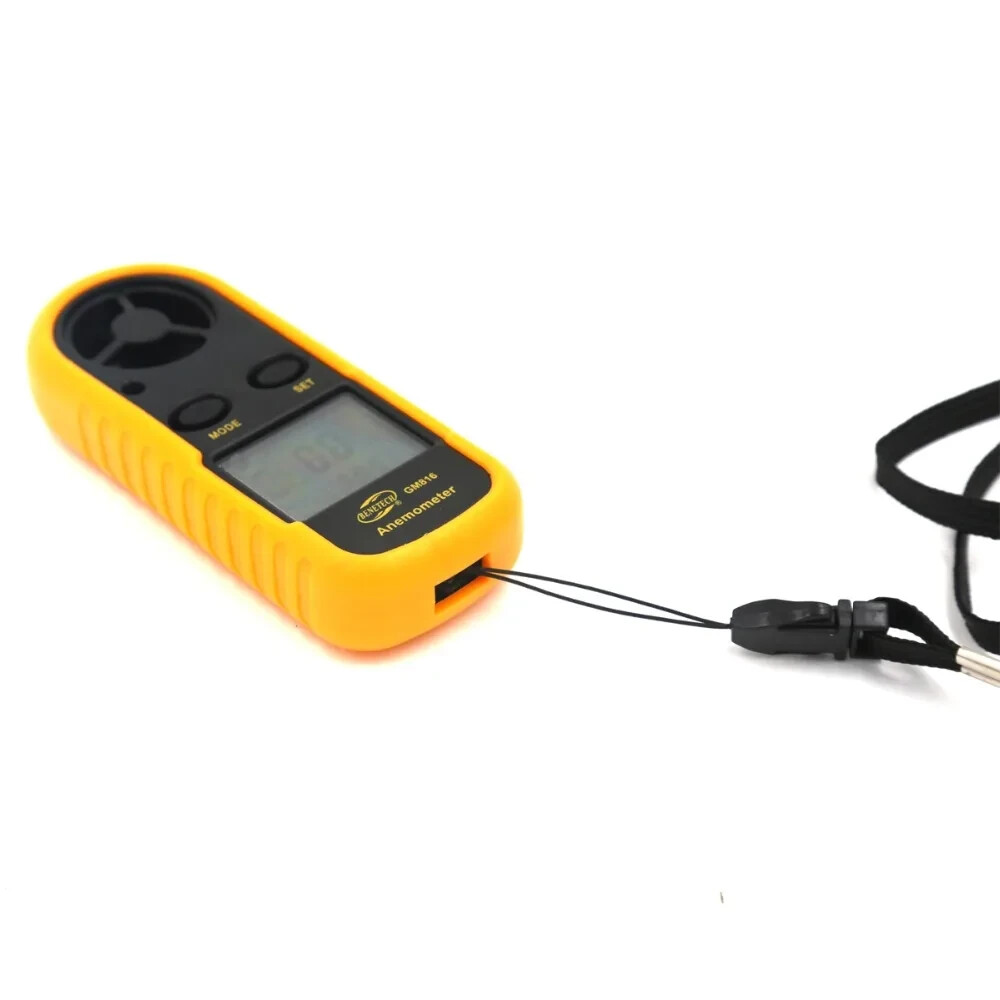 HANDHELD ANEMOMETER /THERMOMETER BACKPACKERING/MOUNTAINEERING WIND SPEED GUAGE!!
