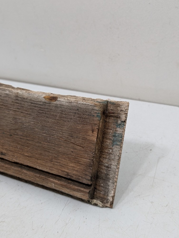 Architectural Salvage Wood Drawer Front Ornate Victorian Primitive Drawer Pull