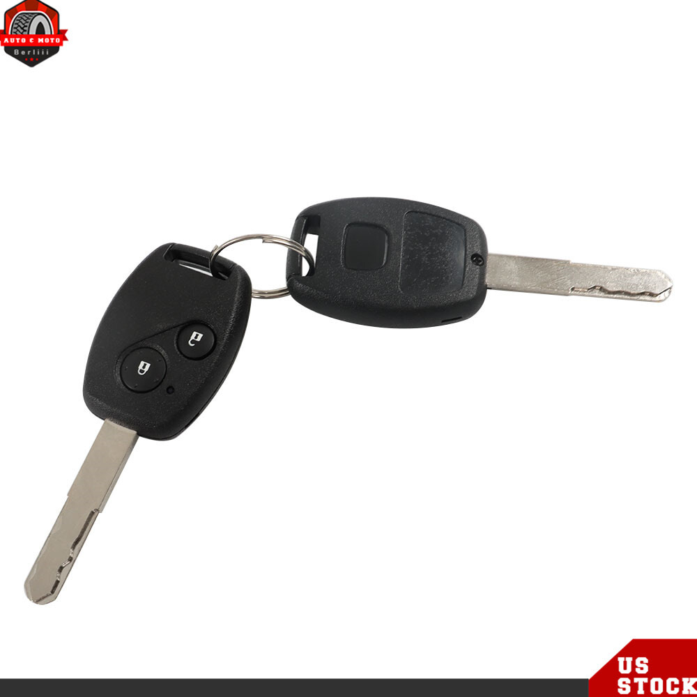 For 2007-2011 CRV Ignition & Door Lock Cylinder Switch Assembly Set 2 Remote Key