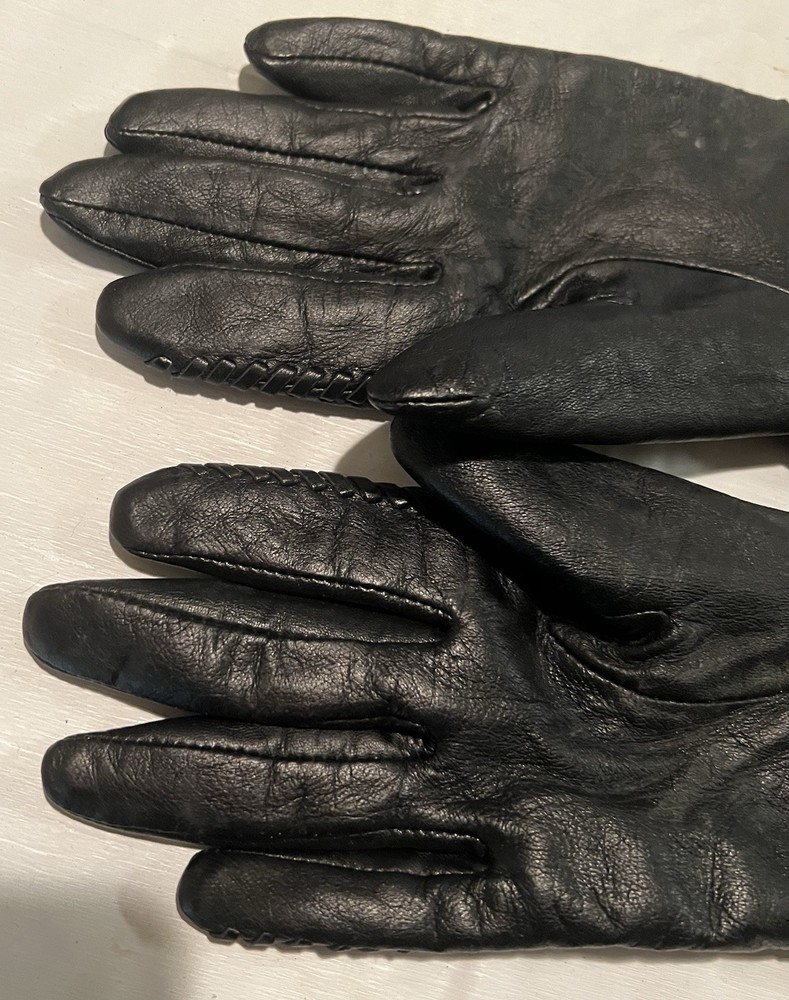 Wilson Leather Black Leather Gloves L Thinsulate Lined