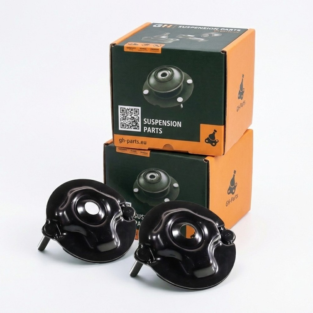 2x spring plate front right = left upper GH-361070