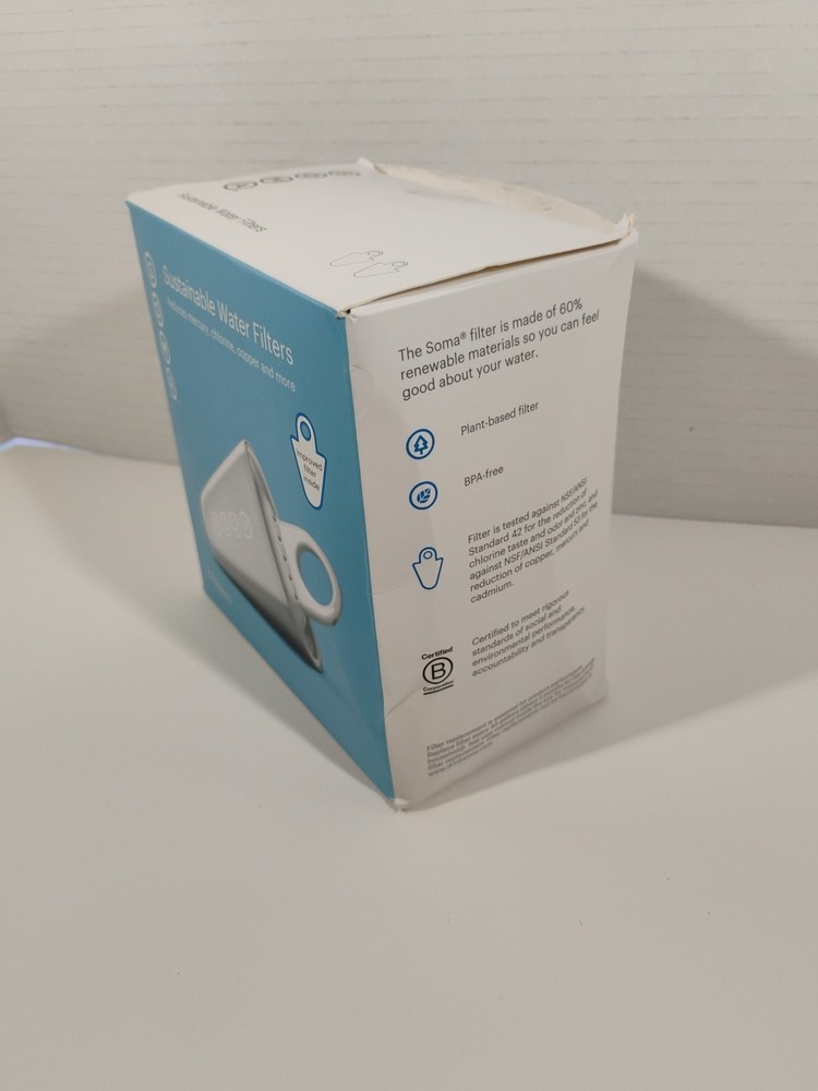 Genuine SOMA Sustainable Water Filters Replacement 2 Pack