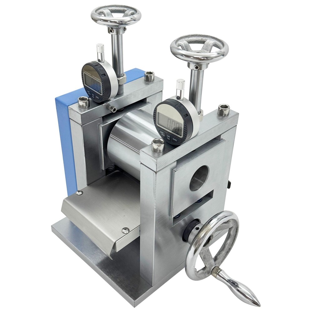 Manual Lab Roller Press Machine for Battery Electrode Pressing 2~Φ97*100mm