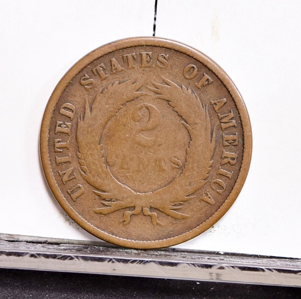 1865 Two Cent Piece - Good (#57185-L)