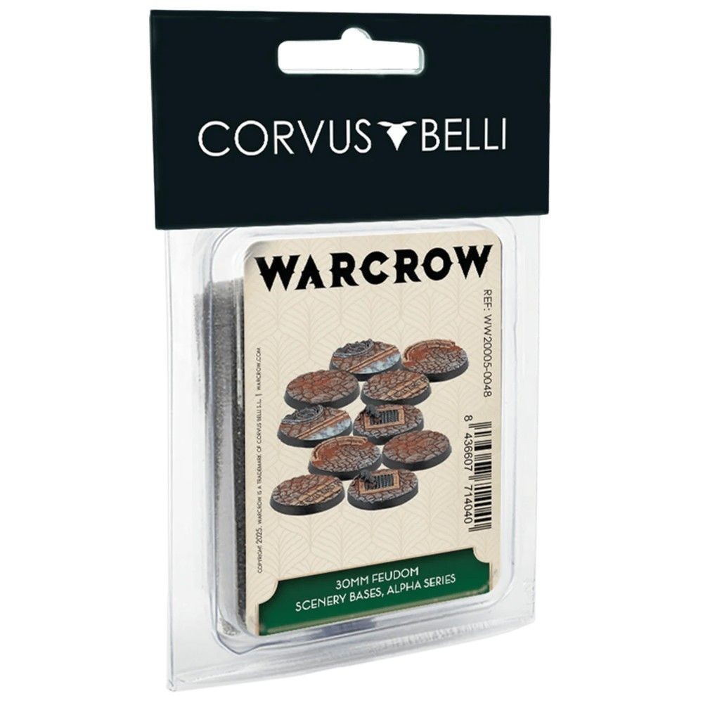 Warcrow: 30mm Feudom Scenery Bases, Alpha Series