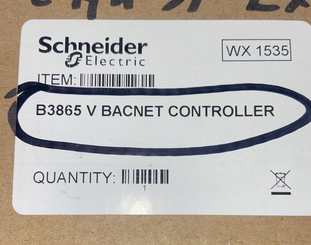 Schneider Electric B3865-V Andover Continuum Bacnet Controller New in Box