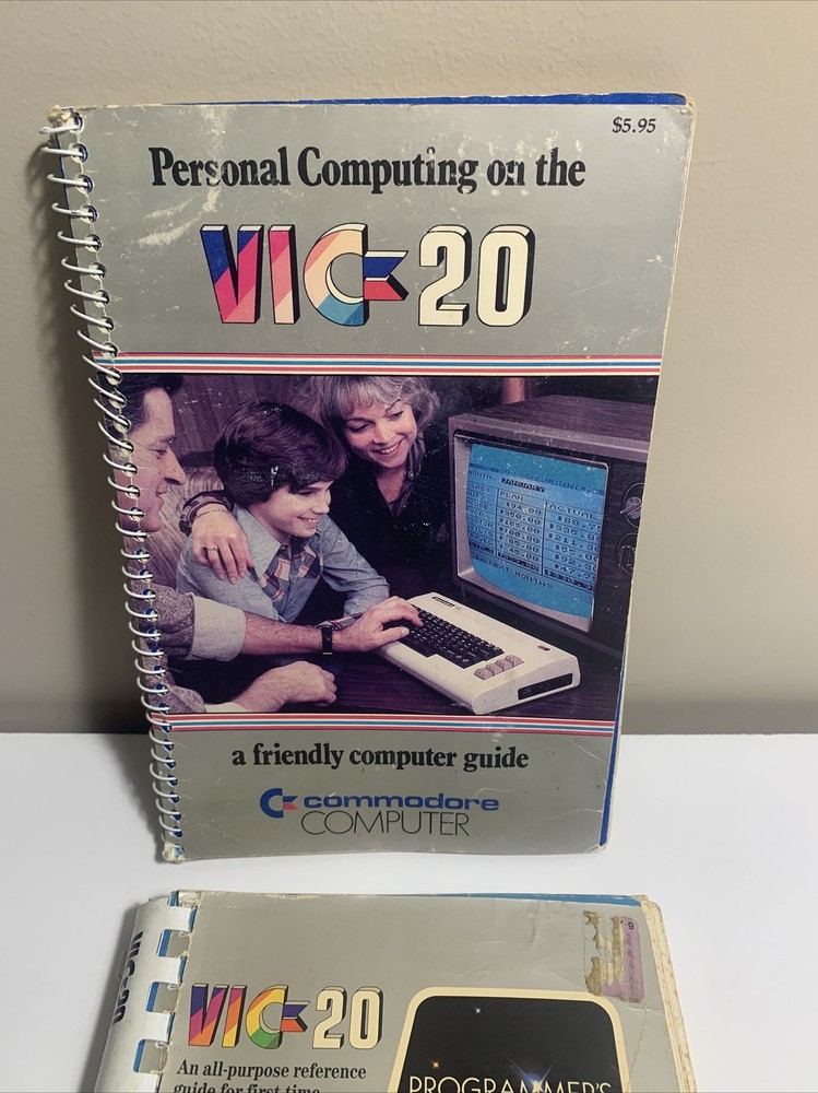 VIC 20, Commodore Computer User Guide 1982 & Reference (2) Book Lot