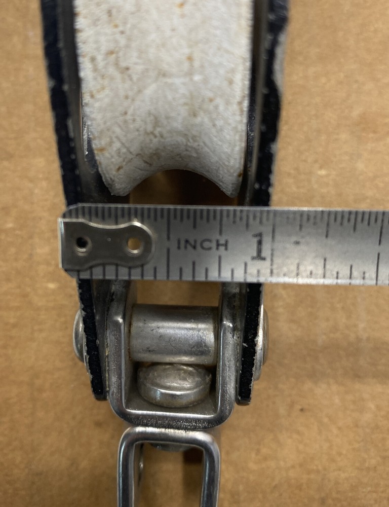 Vintage Schaefer Block Sailing Rigging Old School 6 1/2" length