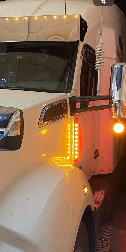 Universal UnderMirror Light Bars 18 Light Holes 3/4 inch per side BARS ONLY Pair